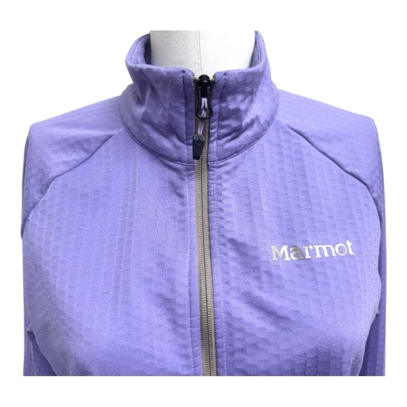 Marmot Leconte Fleece Half Zip Pullover in Purple, Size Large - Picture 8 of 15